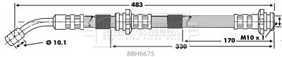 BORG & BECK Тормозной шланг BBH6675